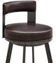 Armen Living Flynn Chocolate/Java 26'' Bar Stool-4