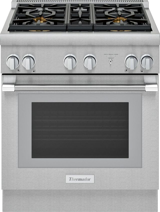 Thermador® 4 Piece Stainless Steel Dual Fuel Kitchen Package-3