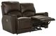 La-Z-Boy® Cassian Dark Chocolate Leather Power Reclining Loveseat with Headrest-1