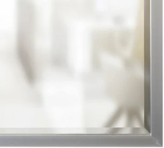 Stylecraft Silver Beveled Framed Wall Mirror-1