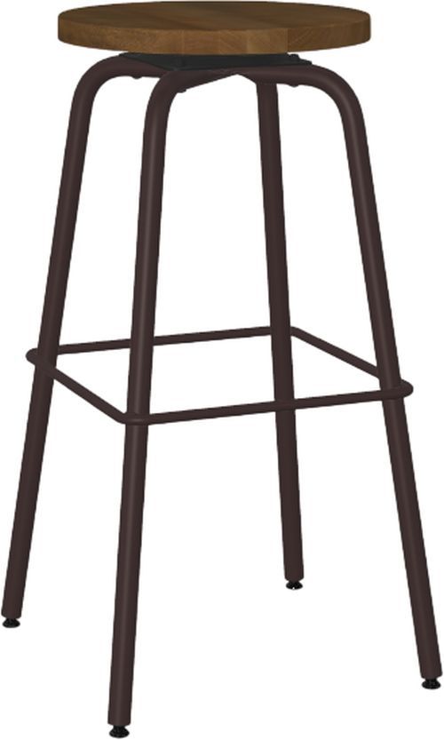Amisco Customizable Button Swivel Bar Stool-0