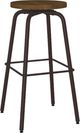 Amisco Customizable Button Swivel Bar Stool-0