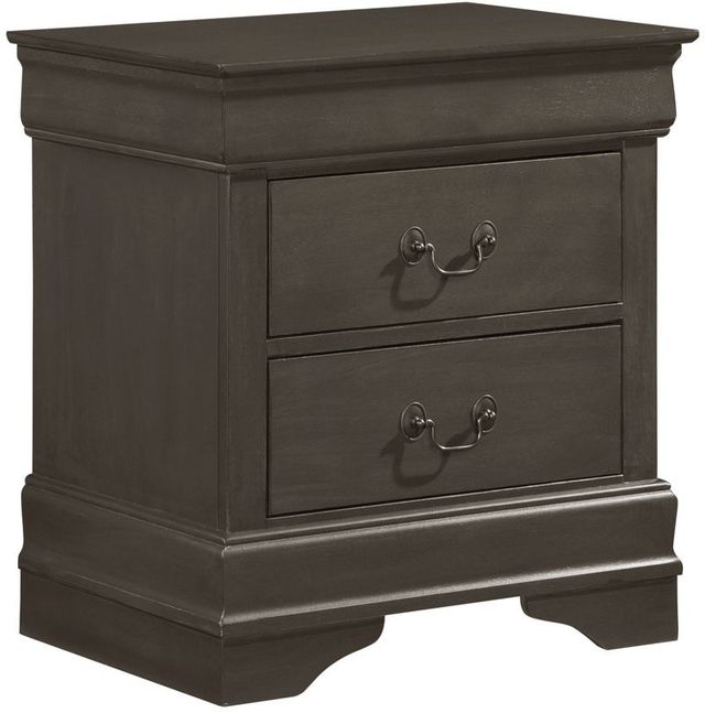 Homelegance® Mayville Stained Gray Nightstand-0