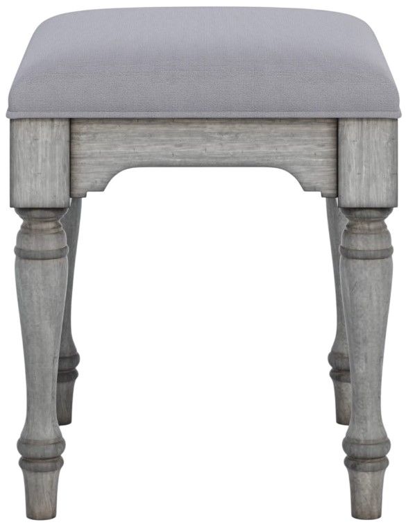 Flexsteel® Plymouth Distressed Graywash Ottoman-2