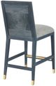 Currey & Company Santos Vintage Navy Counter Stool-3