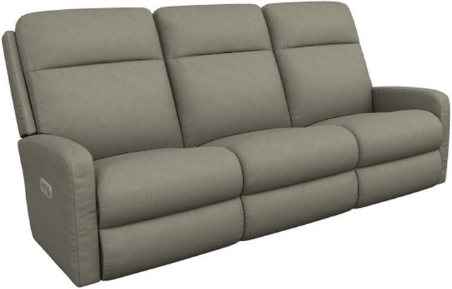 La-Z-Boy® Finley Pewter Power Wall Reclining Sofa with Headrest-0