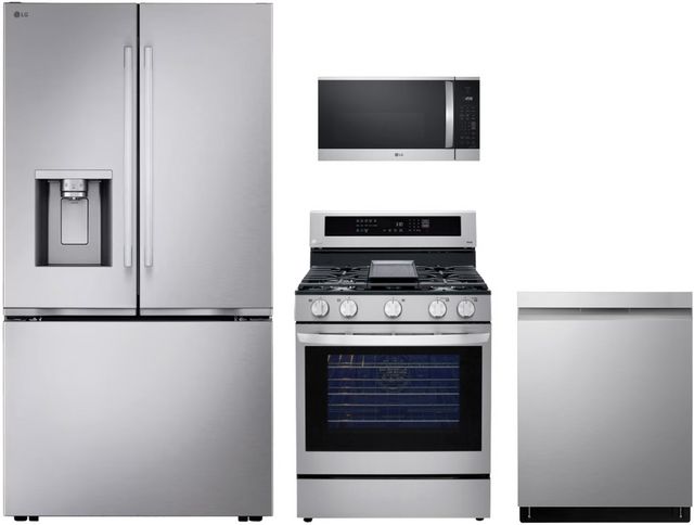 LG 4 Piece PrintProof™ Stainless Steel Kitchen Package