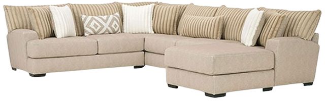 Furniture of America® Loughton 3-Piece Light Brown Sectional-0