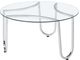 Coaster® Beller Round Tempered Glass Top Coffee Table with Chrome Base-5