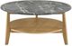 Coaster® Bradley Gray Coffee table with Natural Base-3