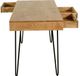 Jofran Inc. Rollins Natural Counter Table with Black Base-4