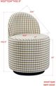 Forty West Sissy Beige/White Upholstered Dining Chair-2