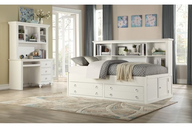 Homelegance® Meghan White Twin Lounge Storage Youth Bed-3