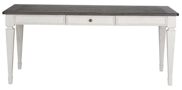 Liberty Furniture Allyson Park Charcoal Dining Table with Wirebrushed White Base-2