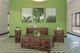 International Furniture Direct Mezcal Brown Chairside Table-4