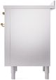 Ilve® Nostalgie II Series 36" Stainless Steel Pro Style Induction Range-3