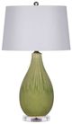 Currey & Company Anjou Clear/Pale Green Table Lamp-0