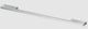 Fisher & Paykel 24" Brushed Aluminum Contemporary Square Fine Handle-0