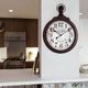 YHD Old Town Brown/White Wall Clock-1