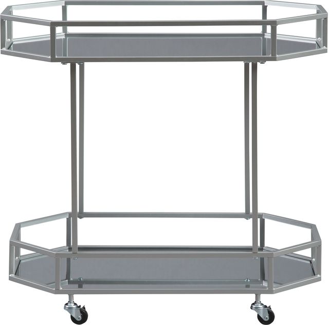 Signature Design by Ashley® Kadinburg Silver Bar Cart-1