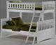 Night & Day Furniture™ Ginger White Twin/Full Bunk Bed-0