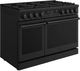 Thor Kitchen A Series 48" Black Matte Pro Style Gas Range with Black Hardware-3