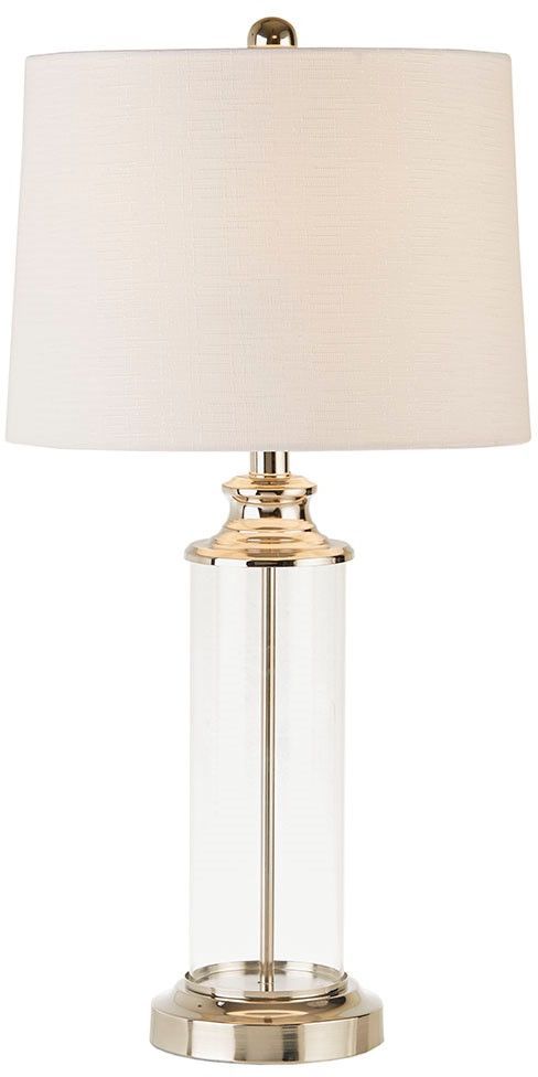 Olliix by 510 Design Silver Set of 2 Clarity Table Lamps-1
