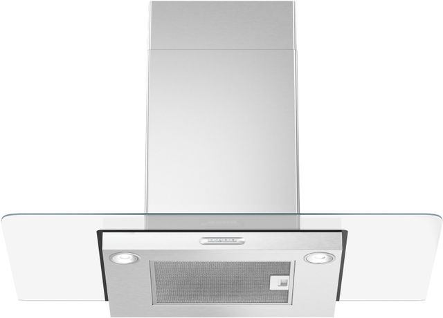 Whirlpool® 36" Stainless Steel Flat Glass Wall Mount Range Hood-5