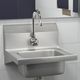 Elkay Chrome Commercial Electronic Sensor Scrub/Handwash Battery Powered Wall Mount Faucet-1