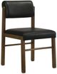 Coaster® Kehoe 2-Piece Black/Walnut Dining Side Chair Set-3