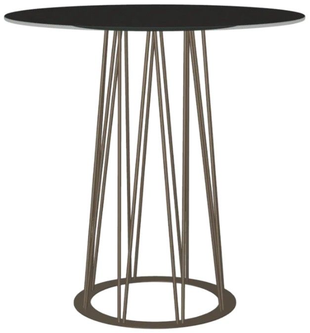 Amisco Customizable Calypso 42" Round Bar Height Table-0