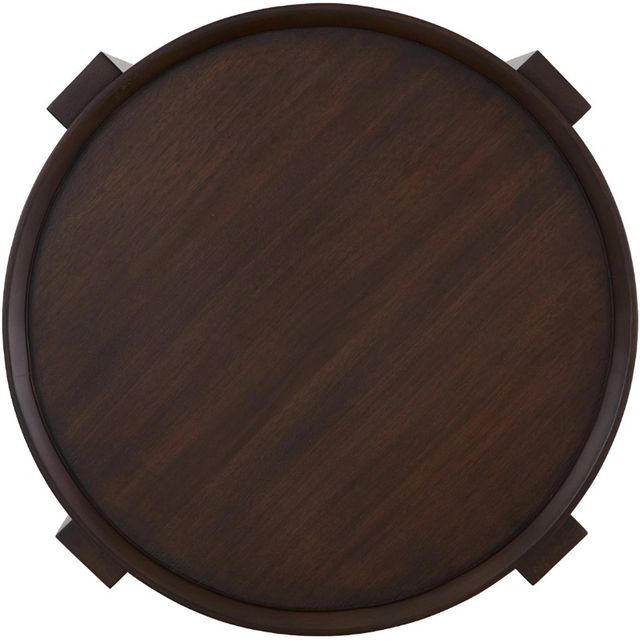 Riverside Furniture Walnut Park Dark Walnut Chairside Table-4