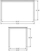 Amisco Customizable Bennington 72" Clear Glass Bar Table-2