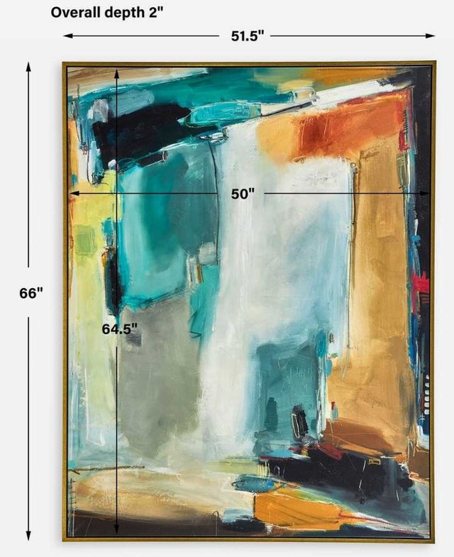 Uttermost® Kelsey Hochstatter Painters High Revisited Framed Canvas-3