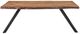 Modus Furniture Reese Natural Live Edge Dining Table with Black Base-2