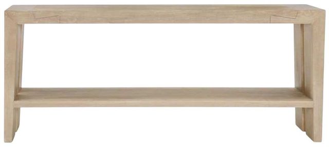 Classic Home Troy Aged Cream Console Table-2