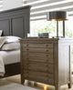 Kincaid Furniture Mill House Anvil Brown Map Bedside Chest-1