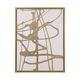 Olliix by Martha Stewart Study in Gold & White Multi-Colored Framed Canvas with Gold Foil-0