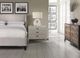 Century® Customizable Details Wing Upholstered Wing Low Headboard California King Panel Bed-2