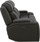 Kate Preston Home Aline Anthracite Zero Gravity Power Reclining Sofa with Power Headrest-2