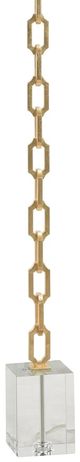Harp & Finial® Bixby Brass/Clear Floor Lamp-1