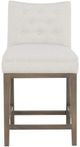 Fairfield® Customizable Entree Dining Concave 20" Short Back Counter Stool-1