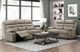 Homelegance® Hancock Latte Power Double Reclining Sofa-1