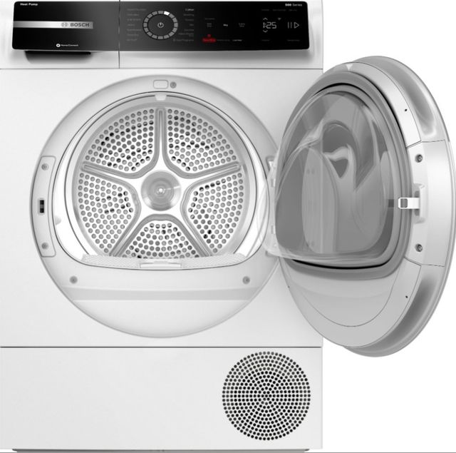 Bosch® 500 Series 4.0 Cu. Ft. White Ventless Electric Dryer-1