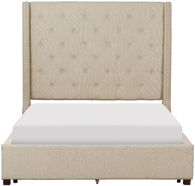 Homelegance® Fairborn Beige Queen Storage Platform Bed-3