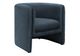 Monarch Specialties Inc. Blue 29" Straight Barrel-Back Accent Chair-0