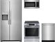 Frigidaire® 4 Piece Stainless Steel Electric Kitchen Package-0