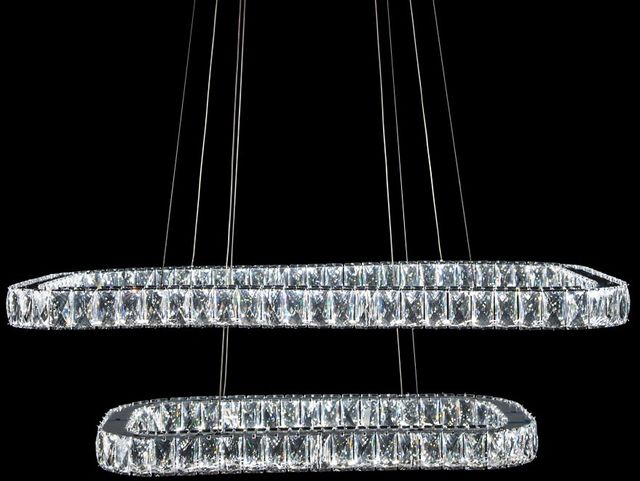 Michael Amini® Enterprise Silver LED Chandelier-0