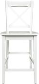Jofran Inc. Simplicity Paperwhite X-Back Counter Stool-2