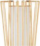 Currey & Company Forlana Torchiere Contemporary Gold Leaf/Off-White Table Lamp-2